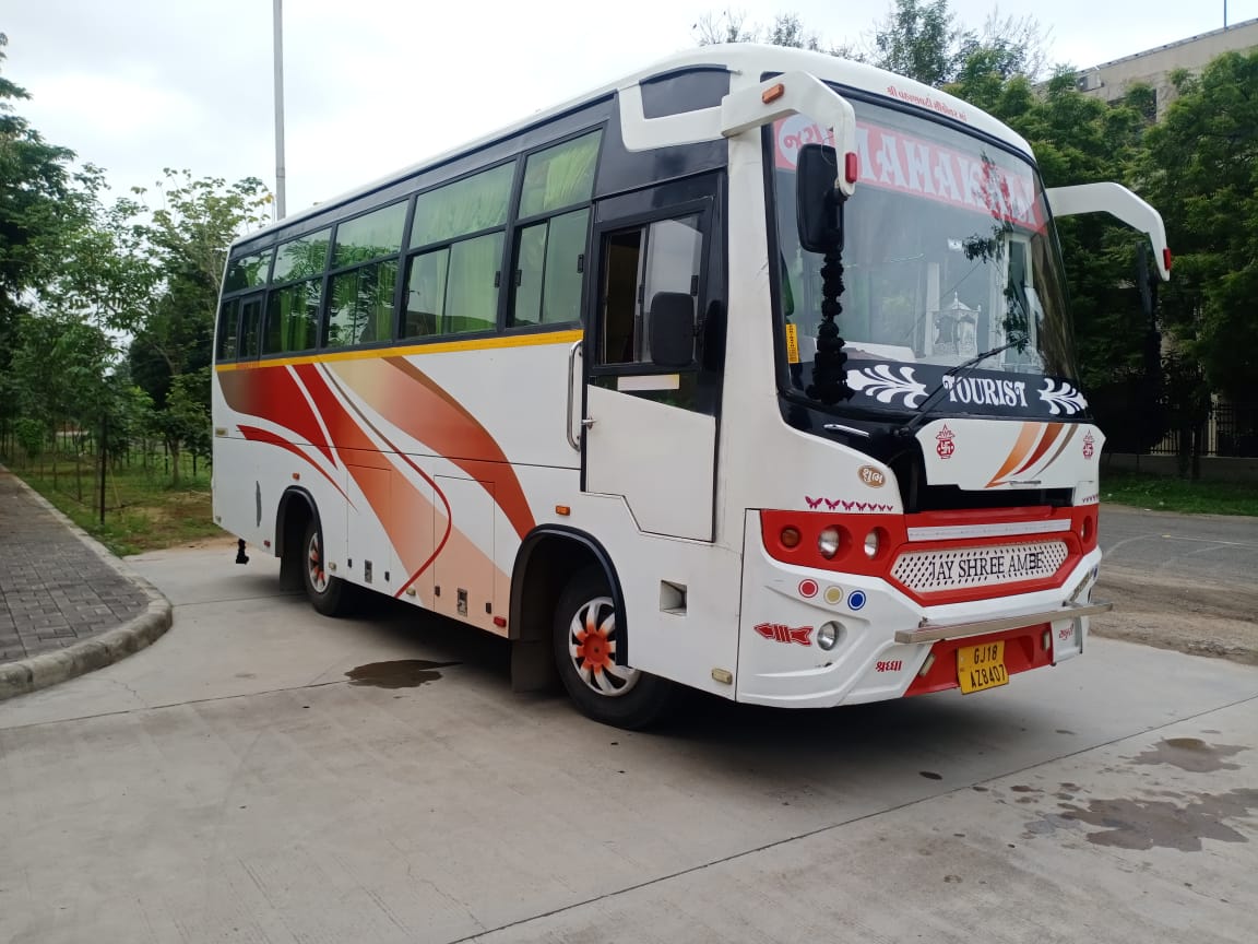 25 seater bus hire in Ahmedabad
